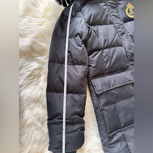 Ralph Lauren Navy Puffer Coat - Picture 6 of 14
